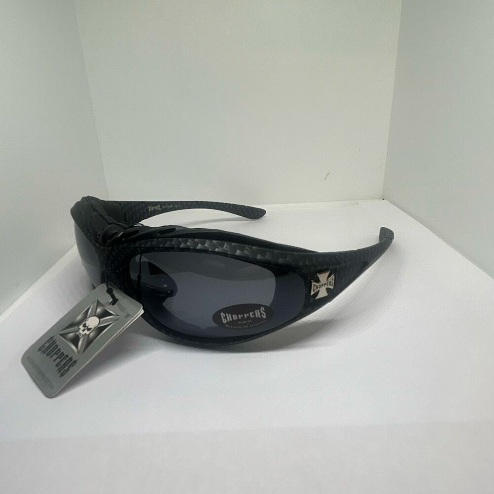 Choppers Wrap Around Sunglasses Foam Lined UV400 Protection